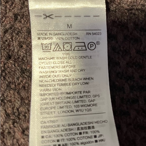 Like New GAP Brown Vest with Classic Design Size Medium - Picture 11 of 12